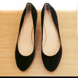 Ivanka Trump Black Suede Heels